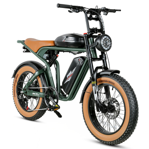M20-II motorcycle style 32Ah Full Suspension all terrain electric mountain bike OEM Electric Bike with Dual Motor - Product Image 2