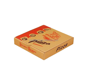 กล่องพิซซ่าขนาด6 <span class=keywords><strong>8</strong></span> 9 10 12 14 16 18นิ้วกล่องใส่พิซซ่าแบบเรียบง่ายพับได้ - Product Image 5