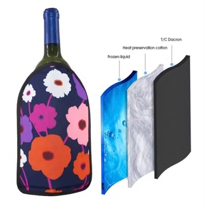 Có thể gập lại ráp rượu vang làm mát túi tiết kiệm không gian lưu trữ - Product Image 1