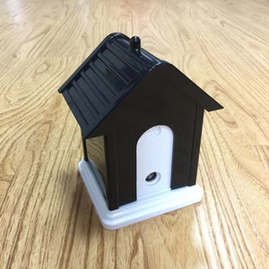 Répulsif sans fil pour l'extérieur et l'intérieur, en forme de nichoir, ultrasonique, pour l'entraînement des animaux de compagnie, contrôle des aboiements des chiens de toutes races et tailles - Product Image 2