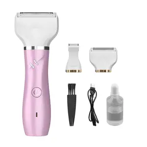 Influencer-loved USB Rechargeable 2 IN 1 Hair Epilator Personal Grooming Kit Electric Women Hair Trimmer for Body