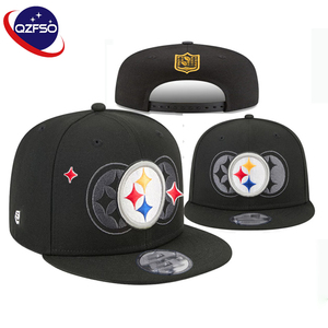 QZFSO Gorras de Béisbol Personalizadas para Correr, Estilo Deportivo, con Visera Plana, Ajustables, de 5 Paneles, con Cierre a Presión, Bordado 3D, Unisex, para Hombre - Product Image 1