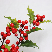 Grosir 72cm gelembung daun Hallier cabang tunggal Berry buatan meja pernikahan Pusat tanaman diawetkan digunakan untuk centerpiece