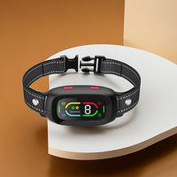 Multifunktionales Smartes Anti-Bell-Halsband für Hunde mit Vibrations-, Ton- und Schockmodi, IP67 Wasserdicht, Wiederaufladbar, 10-20 Stunden Akkulaufzeit