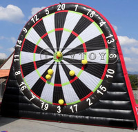 Jeu de fléchettes de football gonflable pour aire de jeux intérieure, événements sportifs et locations pour fêtes