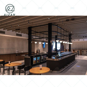Comptoir de bar moderne de meubles de restaurant de qualité supérieure pour le salon d'hôtel de restaurant de musique de café de café - Product Image 4
