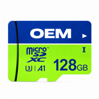 Scheda di Memoria da 128GB per Unità di Navigazione AGV, Micro SDXC Flash Card Classe 10 U3 V30, Scheda TF, Confezione Mista con Vassoio di Supporto