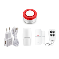 Sirène d'alarme intelligente WiFi, fonctionne avec les capteurs WiFi et 433 MHz, Tuya Smart Life, son 90 dB