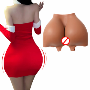 Noël énorme rehausseur de fesses hanches Lifter pantalon Silicone culotte Silicone Bum Bum réaliste Silicone fesses et hanches chirurgie corps - Product Image 1