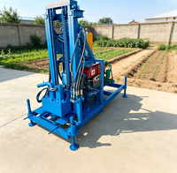 Foreuse électrique sur roues pour puits d'eau, machine de forage hydraulique de 100-200 m pour projets d'approvisionnement en eau domestique en zone rurale