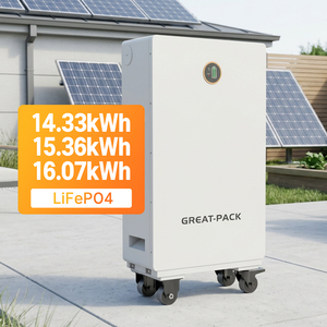 Sistema de Energía Solar de 15kwh, Batería de Litio de 51.2v 314ah, Paquete de Baterías de Almacenamiento de Energía de 16kwh 48v 280ah - Product Image 1
