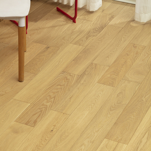 Parquet en chêne massif moderne, préfini, lisse, résistant aux rayures, antidérapant, écologique, installation par clipsage, pour chambre à coucher intérieure - Product Image 3