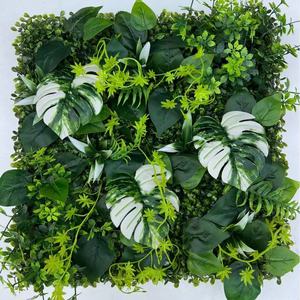 Planta simulada Fondo verde artificial Pared Flores biónicas para Centro Comercial Paisajismo para el día de San Valentín Decorativo - Product Image 4