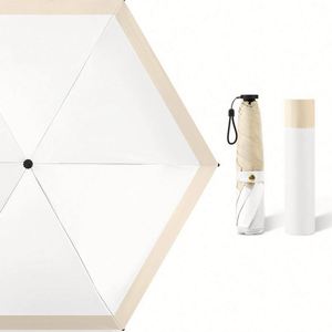 OEM New Design Pocket Promotional Capsule Parasol Portable UV Small Foldable Mini 5 Folding Custom Logo <b>Umbrella</b> - Product Image 6