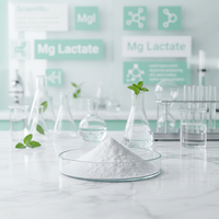 FUQANG Produit phare : Poudre de lactate de magnésium FUQANG à 99 % de pureté, additif alimentaire, fortifiant nutritionnel, certifié ISO/HALAL