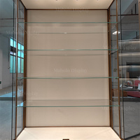 Vitrine de présentation de trophées sur mesure, étagère à niveaux, armoire à sacs à main, vitrine de luxe pour chaussures, vitrine verrouillable en verre multi-niveaux pour trophées