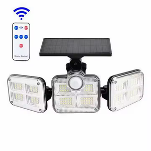 Luces Solares para Exteriores, 122 138 LED, Lámpara de Pared Impermeable con Sensor de Movimiento, 3 Modos, para Decoración de Jardín y Hogar - Product Image 1