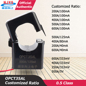 Njxse opct35agl 400A 26.6ma 100mA 1A 333mv 600A 5V 0.33V AC CT kẹp hiện tại biến áp Cảm biến vật liệu nhựa 50Hz 60Hz - Product Image 2