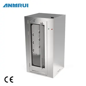 New Design Air Cleaning Equipment Electromagnetic Interlock Single Person Air Shower Room For Manufacturing Plant