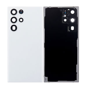 Cubierta trasera de vidrio Compatible para <span class=keywords><strong>Samsung</strong></span> <span class=keywords><strong>Galaxy</strong></span> <span class=keywords><strong>S22</strong></span> Ultra 5G S908 Montaje de cubierta de batería Componentes de repuesto de carcasa de puerta trasera - Product Image 1