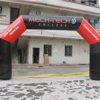 Arche de course gonflable personnalisée avec logo, arche de départ/arrivée gonflable pour marathon et événements sportifs