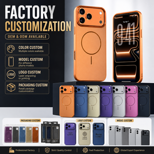 Funda Magnética Transparente de Lujo Personalizada de Fábrica para iPhone 17 Pro Max, Carcasa Protectora Trasera Delgada Anti-Amarilleo - Product Image 6