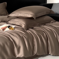 Ensembles de draps et taies d'oreiller en coton uni résistants aux plis, toucher doux pour la maison