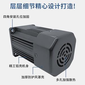 Motor de Engranajes Miniatura Tianli 6W-300W, Eje Óptico 5IK120AC, Motor de Velocidad Fija Monofásico de CA con Regulación de Velocidad - Product Image 2