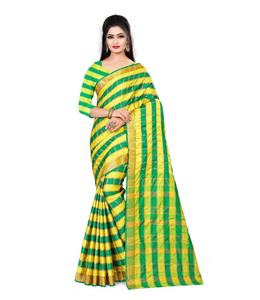Sari en soie d'art de Mysore, magnifique, multicolore, avec pièce de tissu non cousue pour la blouse, nouvelle arrivée, dernière collection de vêtements ethniques de créateur, vêtement ethnique - Product Image 1