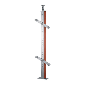 Venta al por mayor balaustrada de vidrio Acero inoxidable al aire libre de barandilla de cubierta <span class=keywords><strong>para</strong></span> sistemas de terraza - Product Image 2