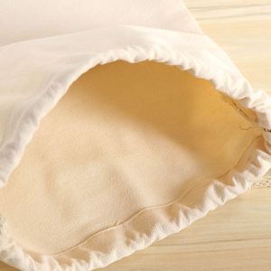 Promotion Reasonable Custom Logo Reusability Gift Double <b>String</b> <b>Bag</b> Natural Cotton Canvas Drawstring <b>Bag</b> - Product Image 2