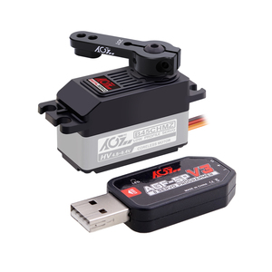 Moteur numérique programmable à profil bas AGFRC B45CHMZ 14KG 8.4V HV 0.085Sec à grande vitesse avec engrenages métalliques pour voiture RC et robot - Product Image 4