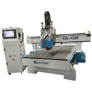 saw blade wood engrving cnc router machine 1300mm x 2500mm for furniture with Vacuum working table