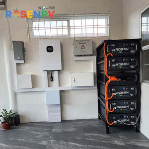 Rosen Niederspannungs 48V 51.2V 100Ah 200Ah Energiespeicher Rack-Montage 5KWH 10KWH Lithium-Batterie mit <span class=keywords><strong>APP</strong></span>-Überwachung - Product Image 1