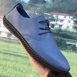 Chaussures en cuir de style nouveau - chaussures habillées formelles pour hommes, bout pointu, respirantes et confortables, chaussures décontractées - Product Image 2
