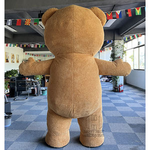 2m 2.6m Costume d'ours en peluche gonflable unisexe taille adulte <span class=keywords><strong>color</strong></span>é Costume de dessin animé Cosplay mascotte d'ours pour Pâques en vente - Product Image 6