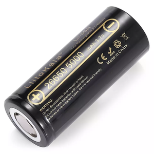 ราคาโรงงาน แบตเตอรี่ Li-ion 26650 ของแท้ <span class=keywords><strong>Liitokala</strong></span> <span class=keywords><strong>Lii</strong></span>-50A 5000mAh 3.7V ชาร์จได้ สำหรับไฟฉาย - Product Image 3