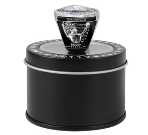 Tùy Chỉnh Thể Thao Đồ Trang Sức Màu Đen Mvp Tưởng Tượng Vô Địch Nhẫn Thanh Niên Bóng Đá Vô Địch Nhẫn Cho Trophy Giải Thưởng - Product Image 4