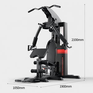 FRS Unisexe Station d'entraînement multifonctionnelle en acier pour la maison, pour <span class=keywords><strong>musculation</strong></span>, exercices de pectoraux, épaules et dos, charge maximale 400 kg - Product Image 6