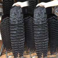 Perruque en cheveux humains Deep Wave, vente en gros, sur mesure, avec dentelle frontale, directement de l'usine, OEM, faible MOQ