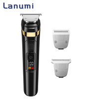 Kit de tondeuse à cheveux 2-en-1 Lanumi HC-0293, lames ultra-résistantes en acier inoxydable, charge rapide USB 1200 mAh, 6000 tr/min, autonomie de 180 minutes, pour homme
