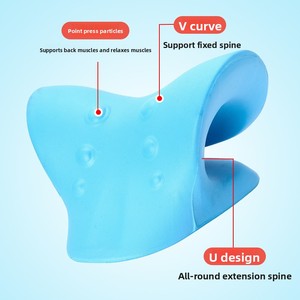 Pemijat leher model C Korea, Akupuntur gravitasi untuk atlet & pekerja kantor, penopang tengkuk ergonomis - Product Image 2