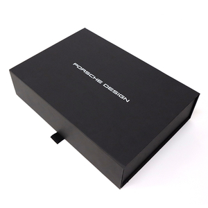Foldable Magnetic Closure <b>Box</b> Flip Collapsible Flat Pack <b>Black</b> Book Shape Gift <b>Box</b> - Product Image 4