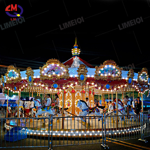 Fabricant de FRP de haute qualité Limeiqi, carrousel pour enfants de luxe à 16 places, petit carrousel à <span class=keywords><strong>vendre</strong></span> - Product Image 4