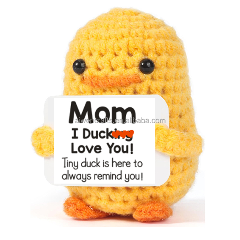 Tarjeta de corazón de mamá amarilla