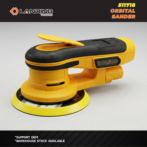Lijadora Orbital Eléctrica 511718 de 150 mm y 400 W, sin Escobillas, Velocidad Variable de 4000-10000 RPM, para Trabajos en Madera, Carrocería de Automóviles y Lijado de Paneles de Yeso - Product Image 5