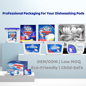 OEM Private Label 3-<strong>in</strong>-1 High-Concentration Actives Dishwasher Gel Pods Disposable <strong>Kitchen</strong> <strong>Detergent</strong> for Dishwashing - Product Image 6