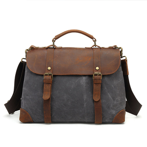 6511 Maletín de alta calidad <span class=keywords><strong>para</strong></span> <span class=keywords><strong>hombre</strong></span>, maletín de lona portátil de gran capacidad <span class=keywords><strong>para</strong></span> negocios - Product Image 2