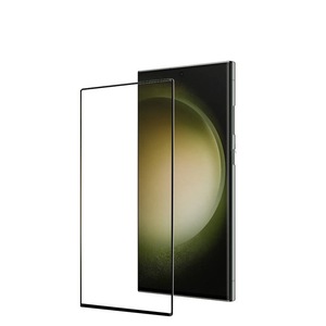 Protector de pantalla de pegamento de cubierta completa de desbloqueo de huellas dactilares de flexión en caliente 3D para <span class=keywords><strong>Samsung</strong></span> <span class=keywords><strong>Galaxy</strong></span> S24Ultra S23 película de vidrio ultra templado - Product Image 1
