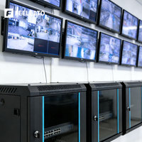 Armoire de serveur réseau 32U, support informatique 19 pouces, châssis de serveur 8 baies, équipement de centre de données